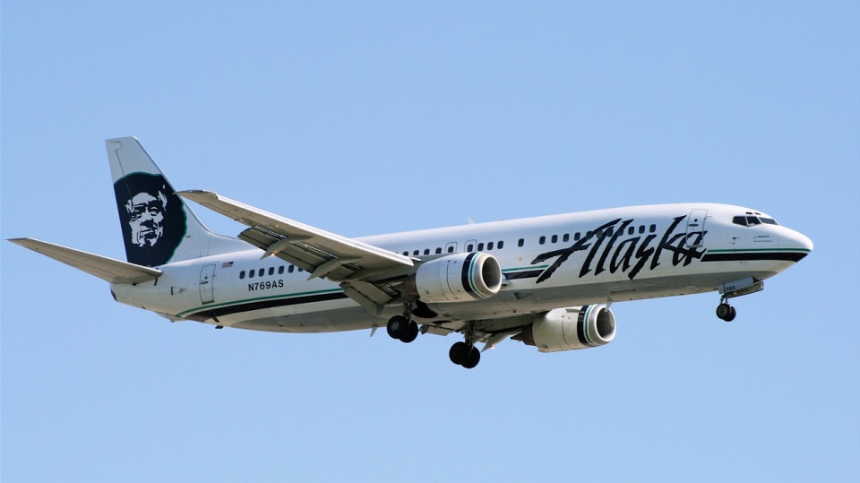 Letadlo společnosti Alaska Airlines